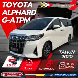 Toyota Alphard 2.5 G ATPM TSS AT 2020 Bensin