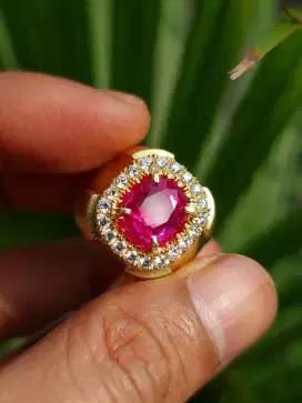 Batu Permata Natural Ruby Burma NO Hit.spesial