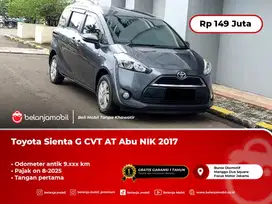 [KM ANTIK 9RB] Toyota Sienta G CVT AT Abu NIK 2017 Pemakaian 2018