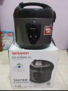 JUAL BU RICE COOKER SHARP MASIH BARU RP. 260.000