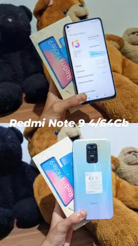 Redmi Note 9 4/64Gb Indonesia Unit & DusBox