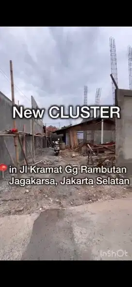 Dijual rumah new cluster 2 lantai di jl. Rambutan Jagakarsa jaksel