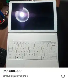 Samsung Galaxy TabPro S (Tab saja keyboard Rusak)