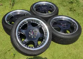 Velg r17 HSR kranze + ban siap pakai