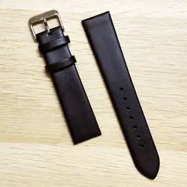 Strap Tali Jam Tangan Kulit SKMEI Original Hitam Black Polos