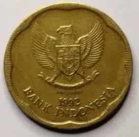 Uang koin Lama Rp 500 Melati Tahun 1992