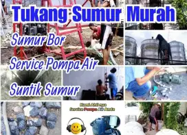 AHLI SUMUR BOR SUNTIK GALI,SERVIS SERVICE POMPA AIR,KURAS SUMUR,JOGJA