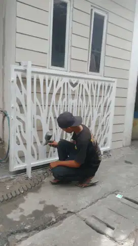 BENGKEL LAS KANOPI CANOPY, TRALIS, PAGAR MODERN, RAILING TANGGA