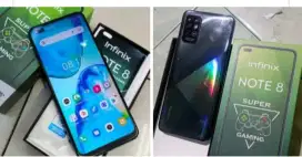 HP INFINIX NOTE 8 RAM 6/64 GB LENGKAP SEGEL