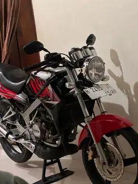 Kawasaki Ninja ss 2014 merah zebra asli Plat H semarang ISTIMEWA