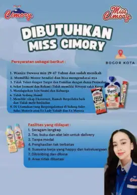 Lowongan kerja sales miss cimory