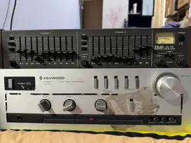 Kenwood Stereo Integrated Amplifier + Teac Graphic Equalizer Jopan