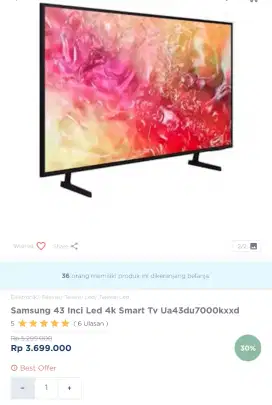 smart tv promo bisa cicilan tanpa dp syarat ktp