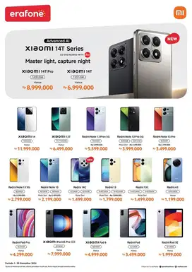 CASH & CREDIT ALL TYPE XIAOMI