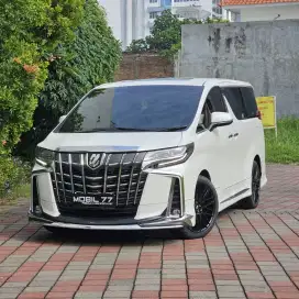 TOYOTA ALPHARD 3.5 TIPE Q (EXECUTIVE LOUNG) WHITE ON BLACK TAHUN 2019