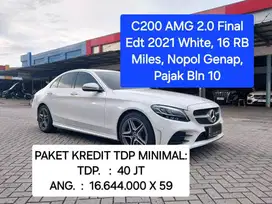 Mercedes Benz C200 2.0 AMG 2021 Putih Mercy C 200 W205