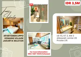 Jual Cepat Apartemen Lippo Kemang Village Tower Infinity 2br Jaksel