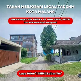 Jual Tanah Merjosari 7 Menit Taman Singha Langsung Akad Notaris