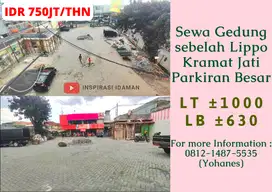 Jual Cepat Gedung sebelah Lippo Kramat Jati Parkiran Besar