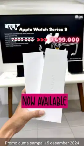 Apple Watch Series 9 41mm BergaransiResmi iBox Promo Gratis 2x Cicilan