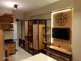 Disewakan Studio apartemen desain industrial