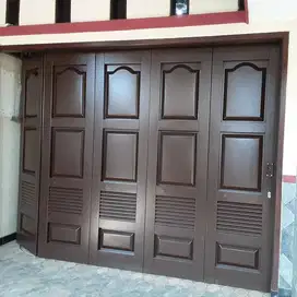 Pintu garasi premium, cat powder coating bergaransi | bandung