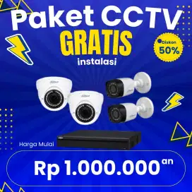 PEMASANGAN CCTV PAKET LENGKAP DENGAN JASA PASANG