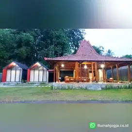 rumah villa cantik sangat nyaman dan asri tanah luas turi sleman