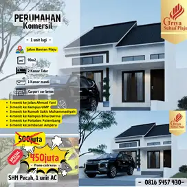 Rumah dijual pinggir jalan 1 unit lagi