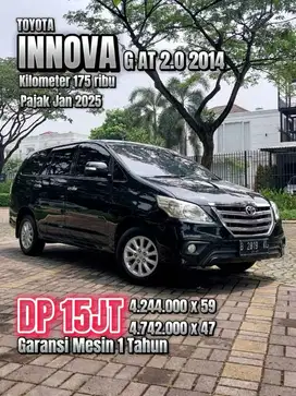 TOYOTA INNOVA G AT BENSIN 2014 - DP 15JT