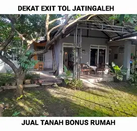 JUAL TANAH BONUS RUMAH DEKAT EXIT TOL JATINGALEH