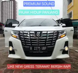 ALPHARD S Premium Pajak Panjang Low KM Putih 2015 Like New SUNROOF