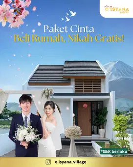 Beli Rumah di Kulon Progo Dapat Resepsi Nikah Gratis Hemat & Bahagia