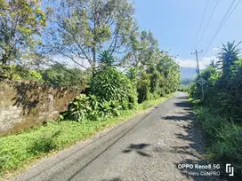 DijualTanah kosong view asri, gunung Slamet kompleks wisata Baturaden