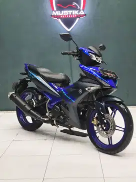 TERMURAH‼️ YAMAHA MX KING 155 TH 2022 BLUE RACE. NOPOL W ODO 11RB ASLI