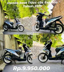 Honda beat 110cc CBS esp eco tahun 2019