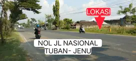 TANAH MURAH NOL JL NASIONAL TUBAN-JENU