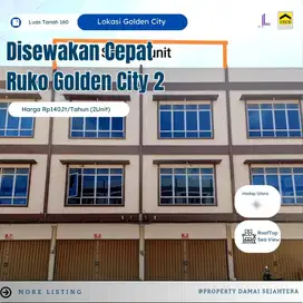 Ruko Gandeng Golden City 2    Sewa