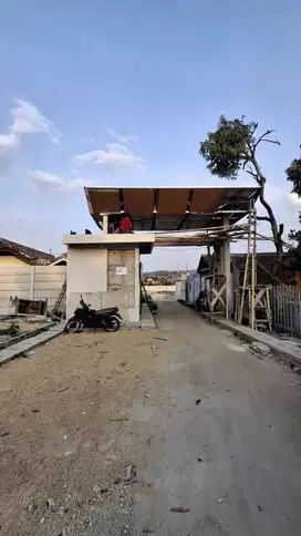 Rumah baru proses pembangunan di alun2 banjaran bandung bisa kpr