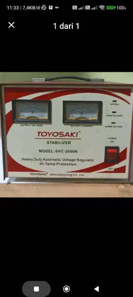 Stabilizer toyosaki 2000 watt