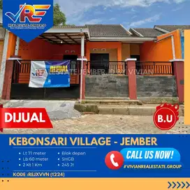 RUMAH SIAP HUNI DI KEBONSARI DEKAT ARMED JEMBER