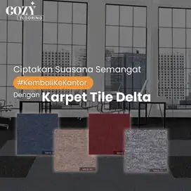 Karpet Tile Delta 50cm x 50cm | karpet kantor polos | Terlengkap