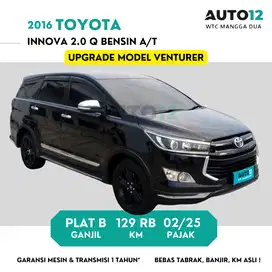 [UPGRADE VENTURER] 2016 Toyota Kijang Innova 2.0 Q Bensin A/T Hitam