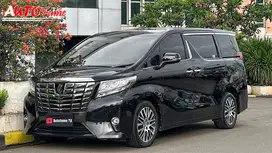 Toyota New Alphard 2.5 G ATPM NIK 2017 Black On Beige Full Spec Gress