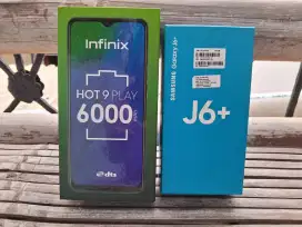 Jual Hp samsung j6+ & infinix hot 9play