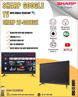 Sharp LED Google TV 2T-C32EG1I 32 inch