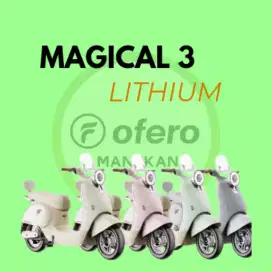 E-BIKE SEPEDA LISTRIK OFERO MAGICAL 3 LITHIUM||POWER 600W SPEED 42KM/H