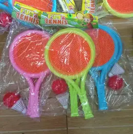 mainan anak rakt tennis isi 2