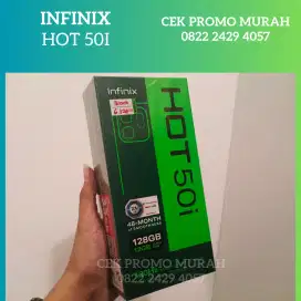 Infinix Hot 50i 6GB+6GB/128GB Promo Murah New Segel