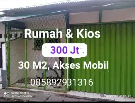 Rumah + Kios 300 Jt